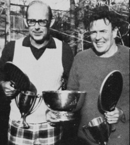 1978 Men's 50+ Senior Nationals winners, Bob Brown and George Reynolds