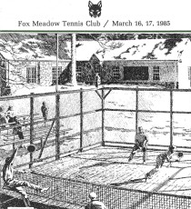 Fifty-First National Men's Platform Tennis Championships. Fox Meadow Tennis Club, March 16 & 17, 1985