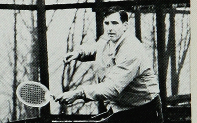 John Beck, Madge Beck's son. John won the Mixed Nationals with sister Susan in 1972 and the Men's in 1974 with Herb Fitz Gibbon