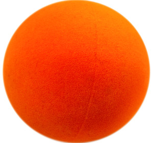 The orange ball pioneered by John P. Ware gave way to the yellow ball